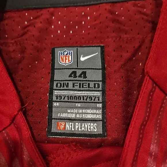 Washington Redskins Desean Jackson Nike Red On-Field Jersey - Picture 2 of 3